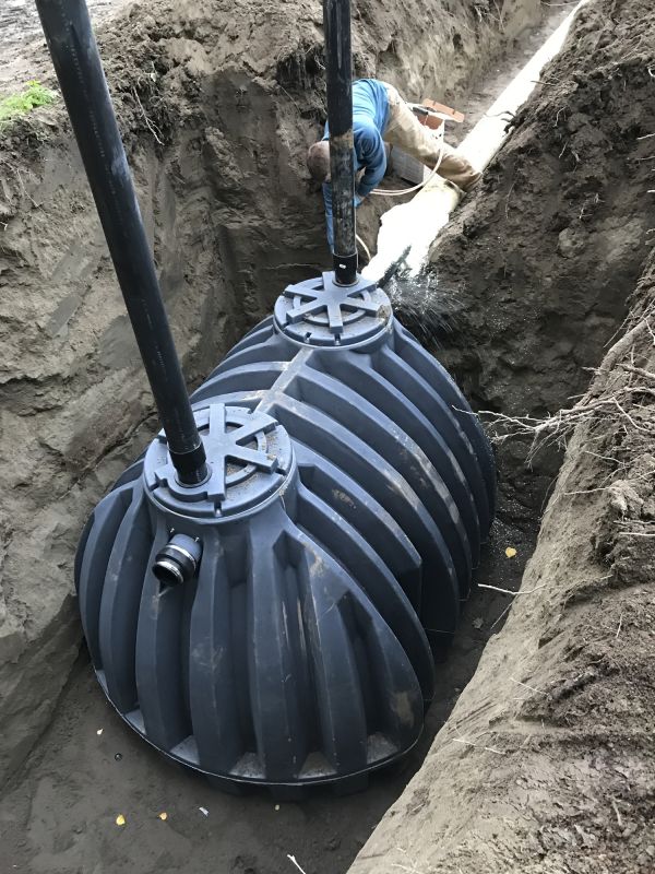 Excavation of Septic Tank